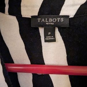 Talbot's petite zebra dress
